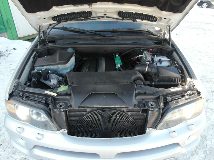 Подкапотная компоновка, двигатель M54B30, 6-цилиндровый, BMW X5