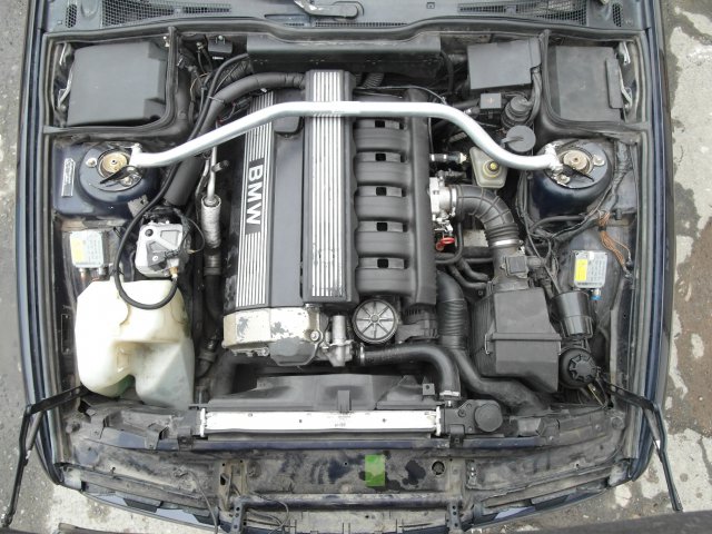 Подкапотная компоновка газового оборудования Alpha M, BMW 520 E34 M50 MT