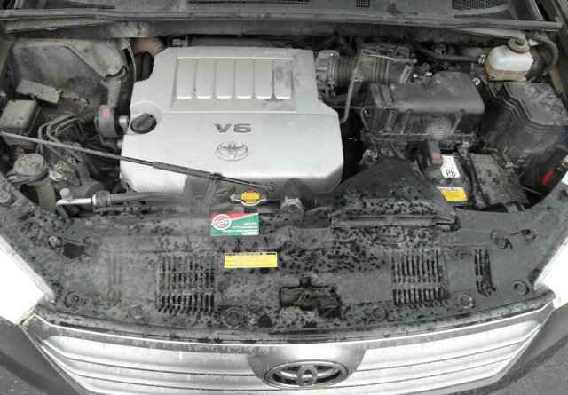 Toyota Highlander, двигатель 2GR-FE, подкапотная компоновка
