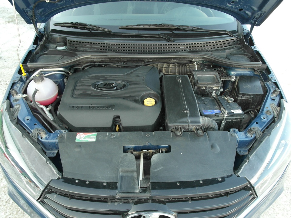 Подкапотная компоновка, двигатель 21129 4-цилиндровый, Lada Vesta