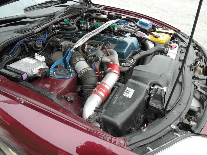 Подкапотная компоновка, двигатель 2JZ-GTE, Lexus SC 300
