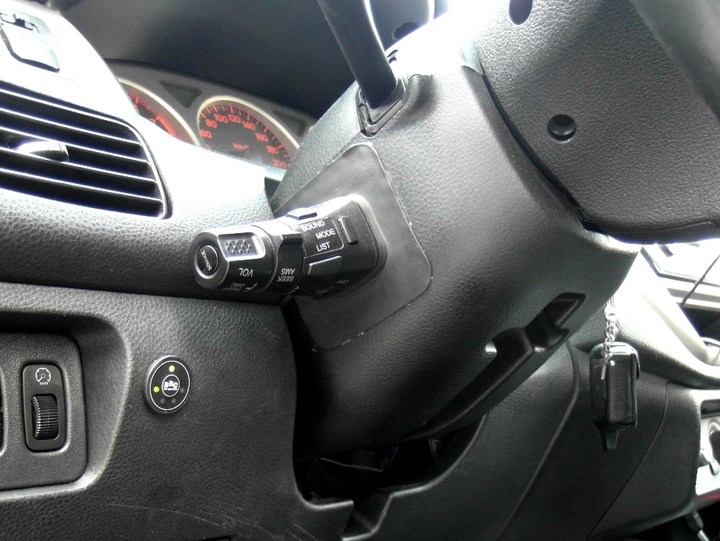 Кнопка переключения и индикации режимов работы ГБО BRC Sequent Plug&Drive с указателем уровня топлива, Mitsubishi Lancer IX SW