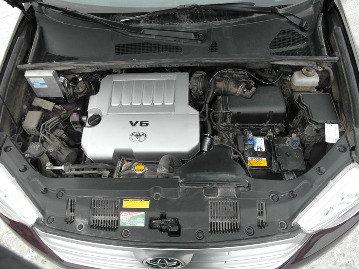 Подкапотная компоновка ГБО AEB, двигатель 6-цилиндровый, V-образный, с системой Double VVT-i, Toyota Highlander