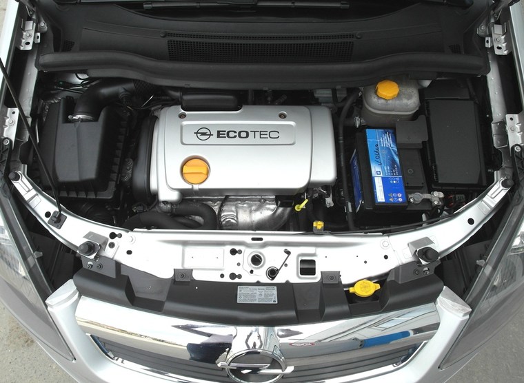 Битопливный двигатель на основе обычного бензинового мотора Ecotec объемом 1.6 л, Opel Zafira Eco M