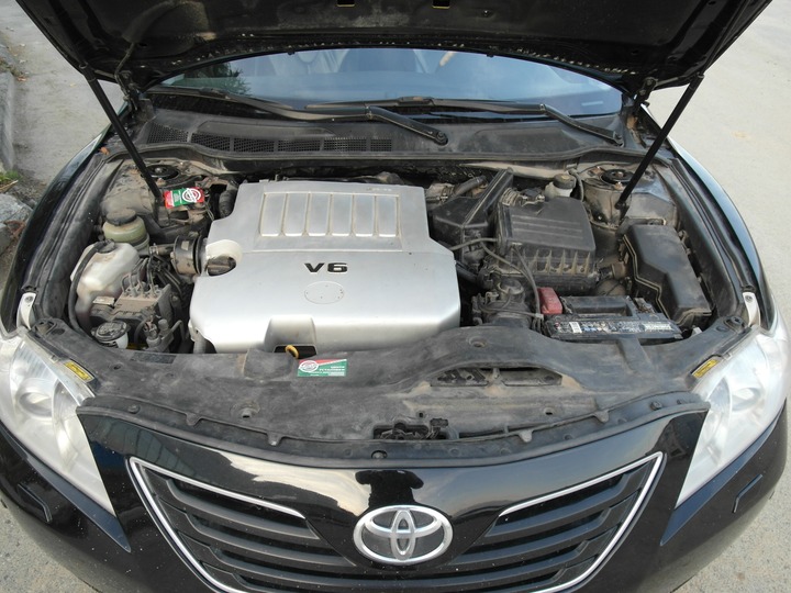Подкапотная компоновка, двигатель 2GR-FE, 6-цил., V-образный, Dual VVT-i, 3.5 л, 277 л.с., ГБО AEB, Toyota Camry XV40
