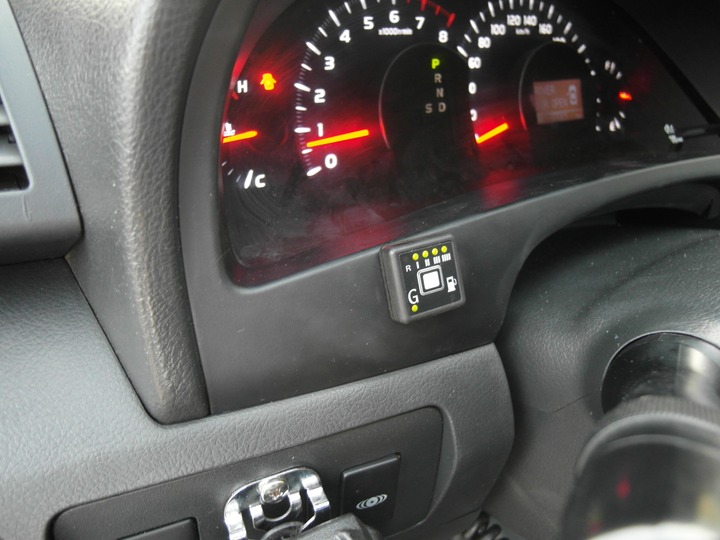 Кнопка управления режимами работы ГБО AEB с индикацией уровня газа, Toyota Camry XV40