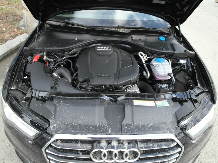 Подкапотная компоновка, двигатель TFSI, Audi A6