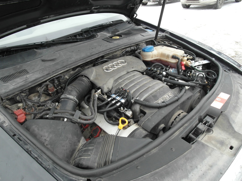 Подкапотная компоновка, двигатель BBJ, ГБО STAG, Audi A6