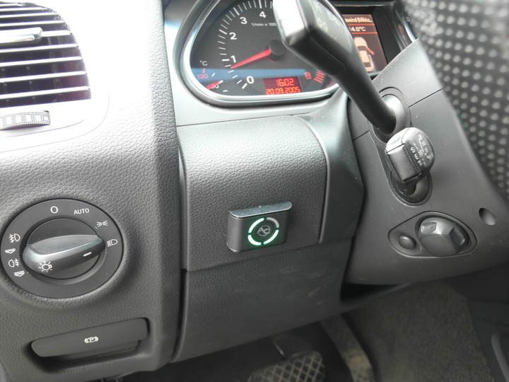 Кнопка переключения режимов работы ГБО STAG DPI с индикацией уровня топлива? Audi Q7 (BAR)