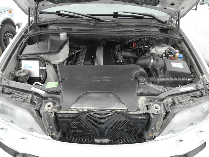 Подкапотная компоновка, двигатель M54, 6-цилиндровый, рядный, объем 3 л, 232 л.с., BMW X5 E53