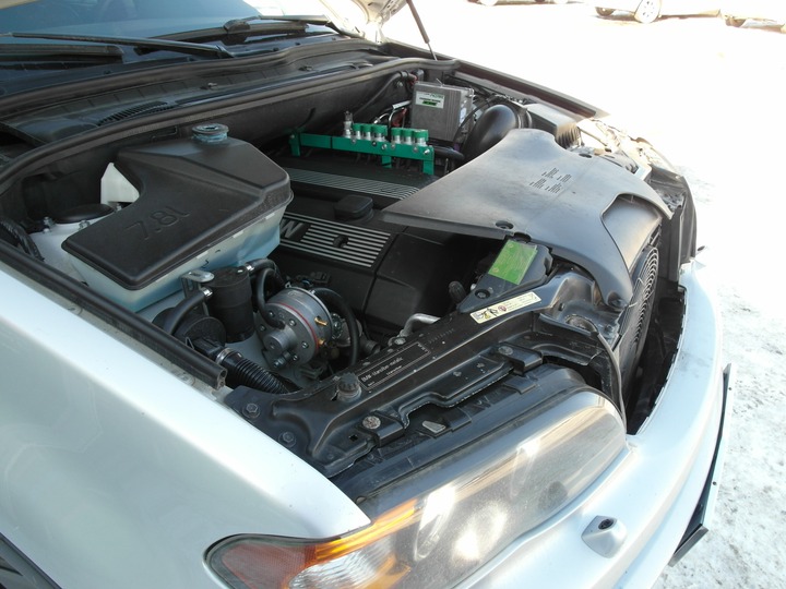Подкапотная компоновка, двигатель M54B30, ГБО Zavoli, BMW X5