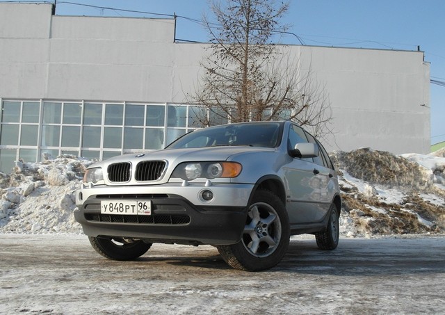 Установка ГБО, Общий вид спереди BMW X5 (E53)