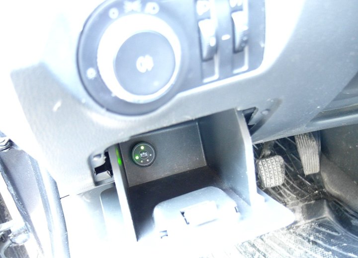 Кнопка переключения и индикации режимов работы ГБО BRC Sequent с указателем уровня топлива, Chevrolet Cruze