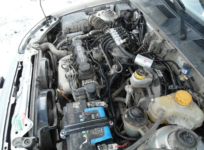 подкапотная компоновка BRC Sequent, Chevrolet Lanos