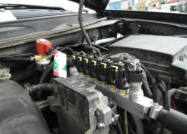 Подкапотная компоновка BRC Plug&Drive, Chevrolet TrailBlazer GMT360