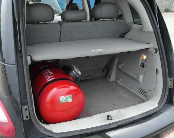 Багажное отделение с газовым баллоном 51 литр, Chrysler PT Cruiser
