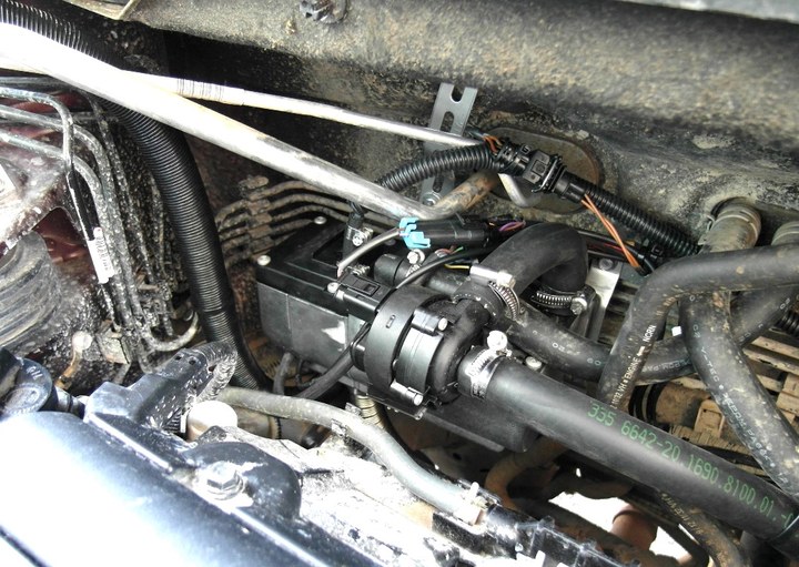 Установка Eberspacher Hydronic B4W S на Honda CR-V (RM1, RM3, RM4), двигатель R20A