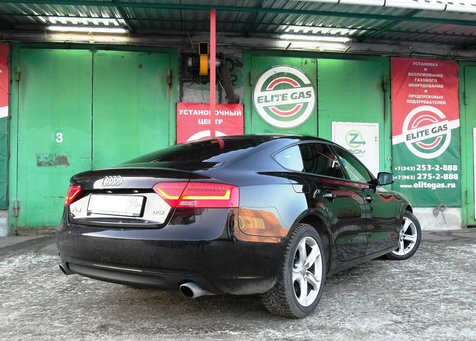 Audi А5, вид сзади