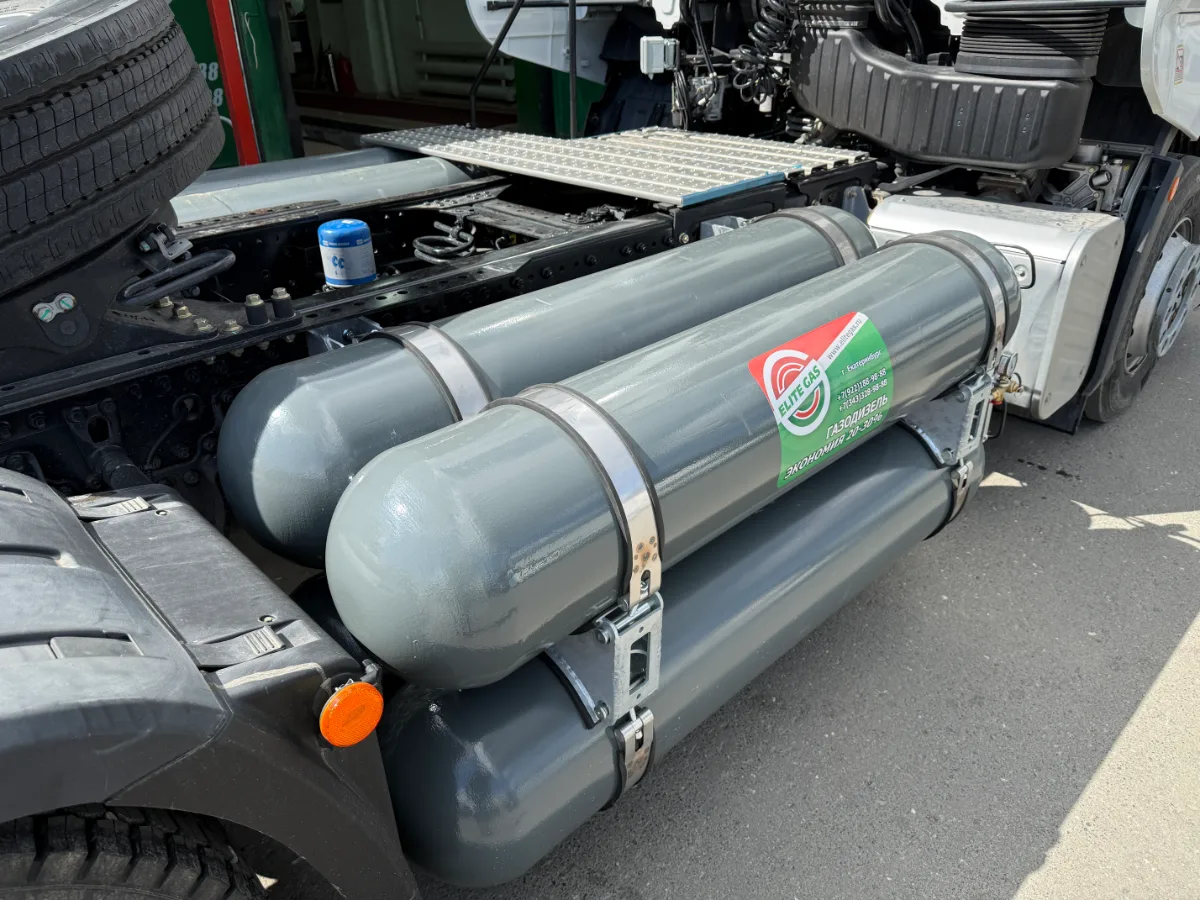 Установленные баллоны на FAW J7 от ЭлитГаз!