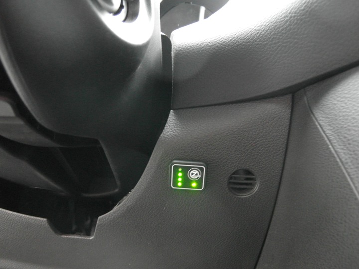 Кнопка переключения режимов работы ГБО Zavoli с индикацией уровня метана, Ford Focus III