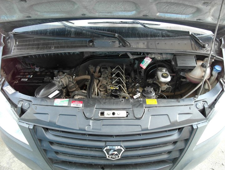 Подкапотная компоновка, дизельный двигатель Cummins ISF 2.8, ГБО Tamona GD (газодизель), ГАЗель NEXT А21R32