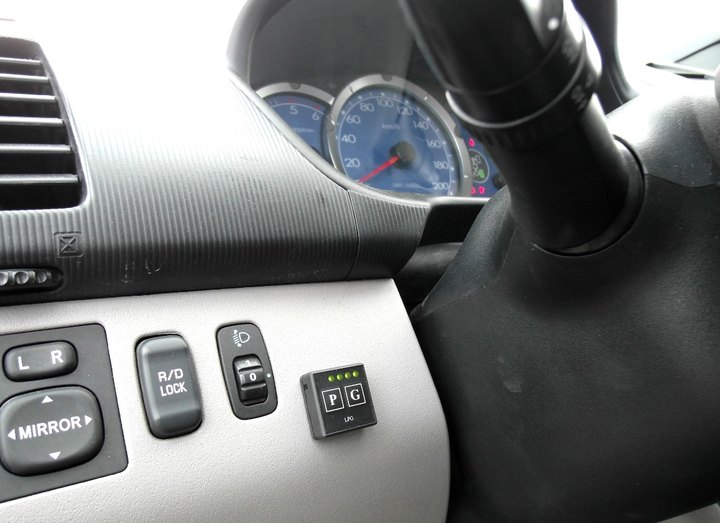 Кнопка переключения и индикации режимов работы ГБО Tamona GD (газодизель) с указателем уровня топлива, Mitsubishi L200 Triton