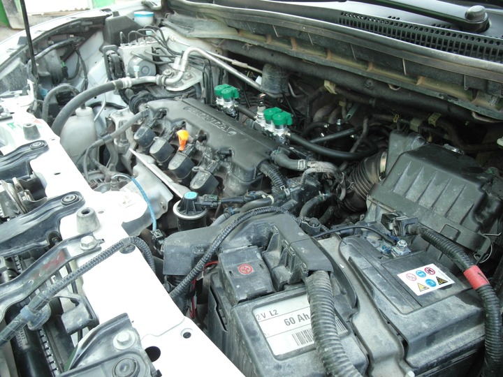 Подкапотная компоновка, двигатель R20A, ГБО Zavoli, Honda CR-V