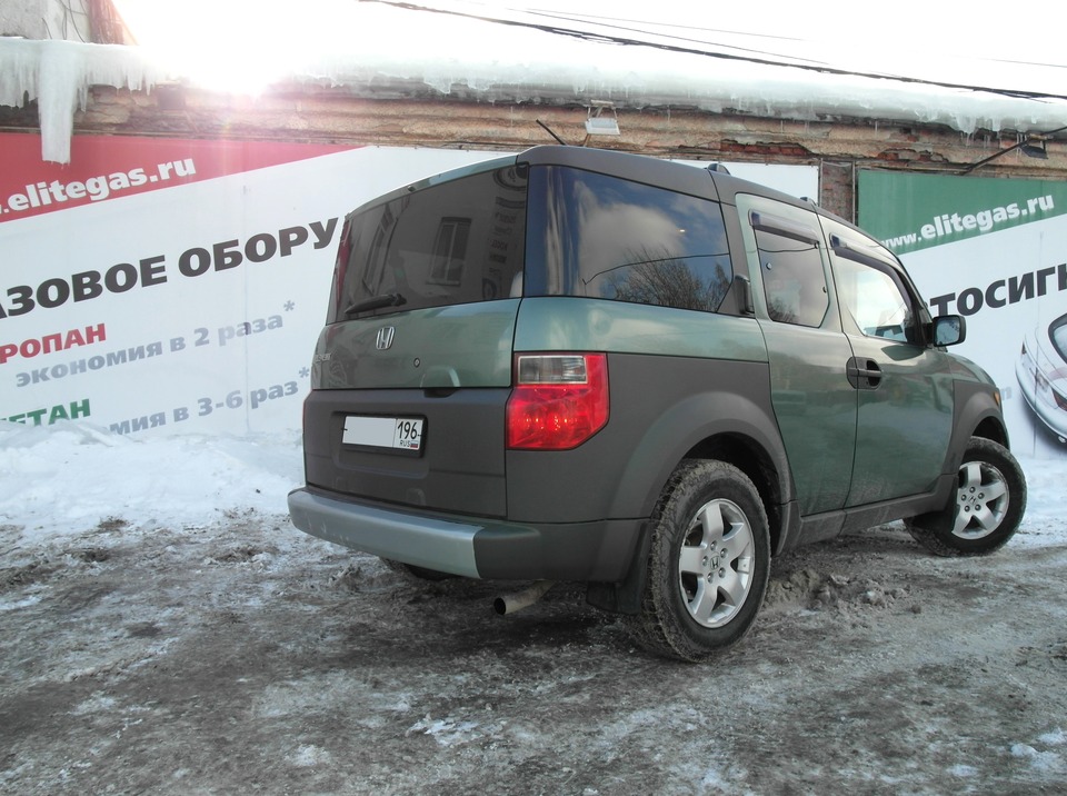 вид сзади, Honda Element