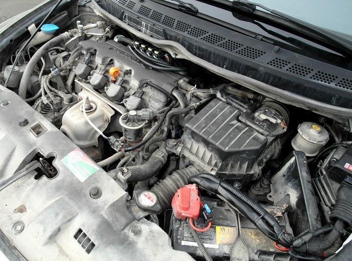 Подкапотная компоновка ГБО Honda Civic 4D (FD1)