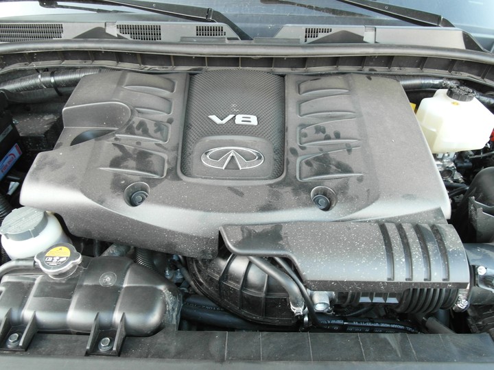 Подкапотная компоновка, двигатель VK56VD