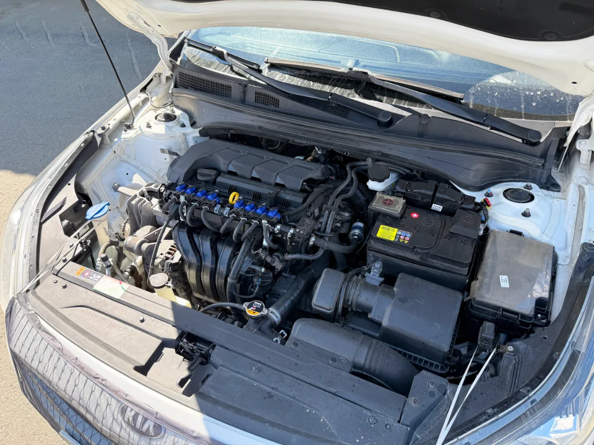 Kia K3 2019 на пропане вид под капотом