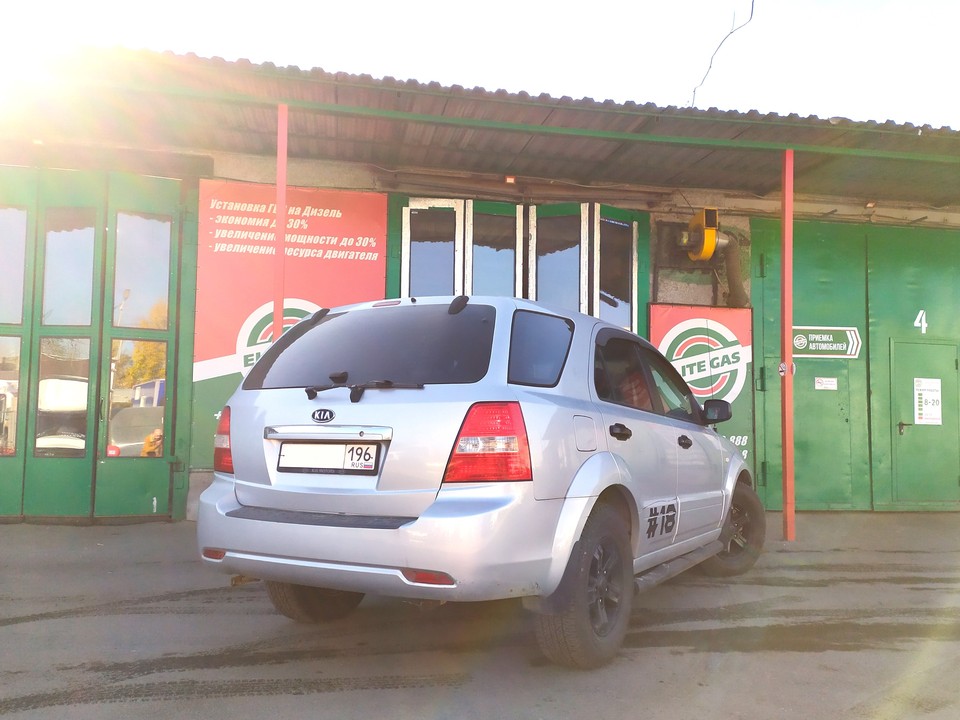 Kia Sorento (BL), установка предпускового подогревателя
