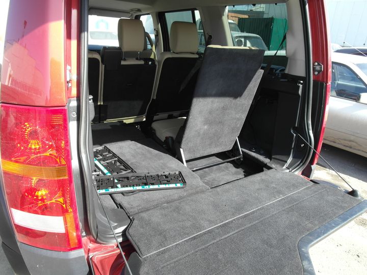 багажник с задним рядом сидений, Land Rover Discovery 3