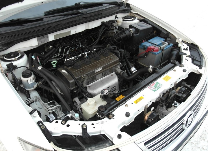 подкапотная компоновка Lifan Solano, двигатель LF481Q3 (Toyota 4A-FE), ГБО Landi Renzo Omegas EVO