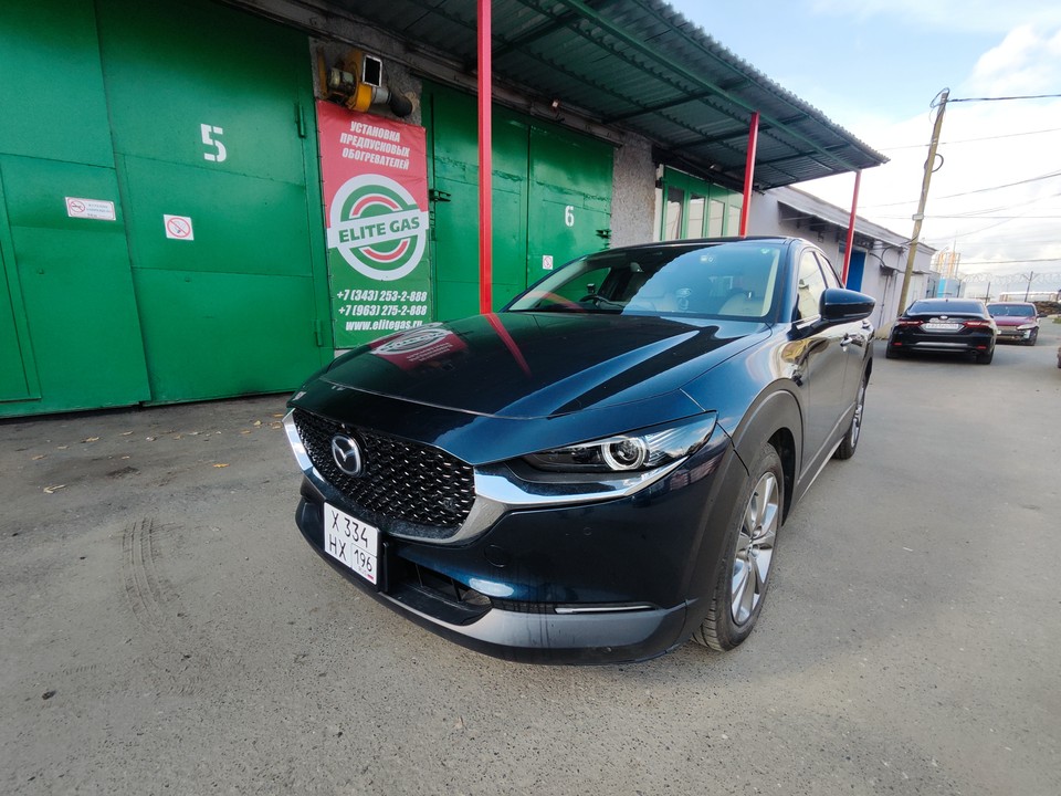 Установка предпускового подогревателя на MAZDA CX-30