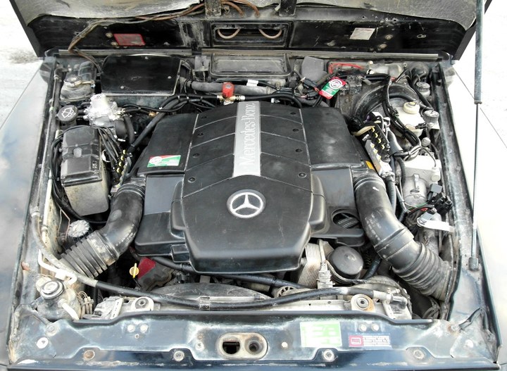 Подкапотная компоновка ГБО, Mercedes-Benz G500