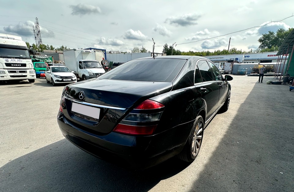 Мерседес S350, экономия на пропане