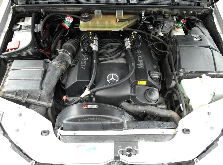 Подкапотная компоновка ГБО, Mercedes-Benz ML350 (W163)