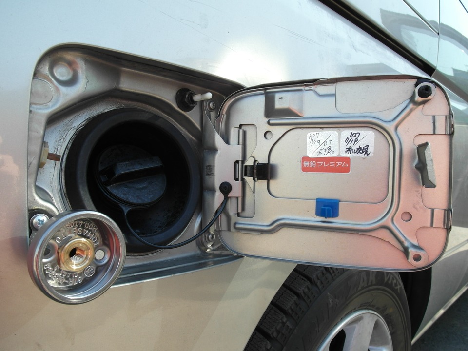 ВЗУ с установленным переходником для заправки газом
