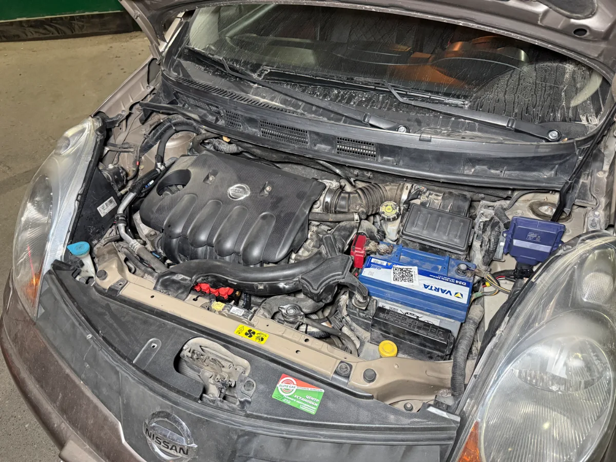 Под капотом у Nissan Note на газу