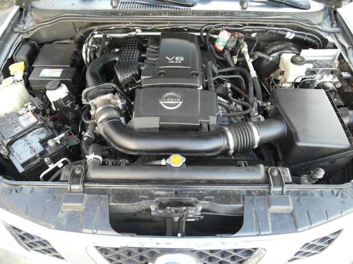 Подкапотная компоновка, двигатель VQ40DE, 6-цилиндровый, V-образный, атмосферный, 4 л, Nissan Pathfinder