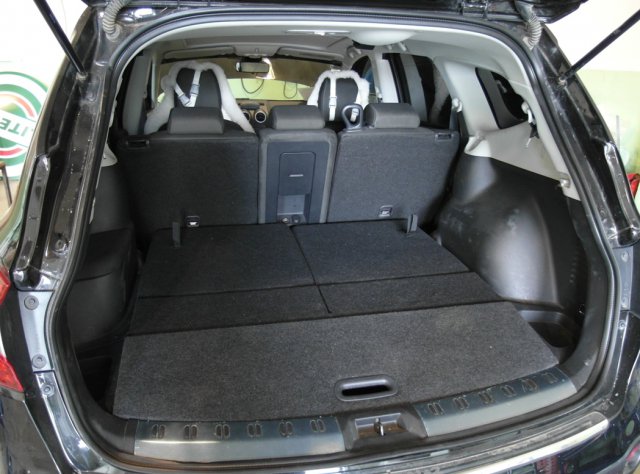 Багажник с тороидальным газовым баллоном 54 литра Nissan Qashqai+2 MR20, перевод авто на газ