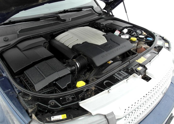 Подкапотная компоновка ГБО BRC, Range Rover Sport (L320)
