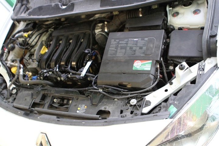Подкапотная компоновка, двигатель K4M 1.6 16V, Renault Fluence