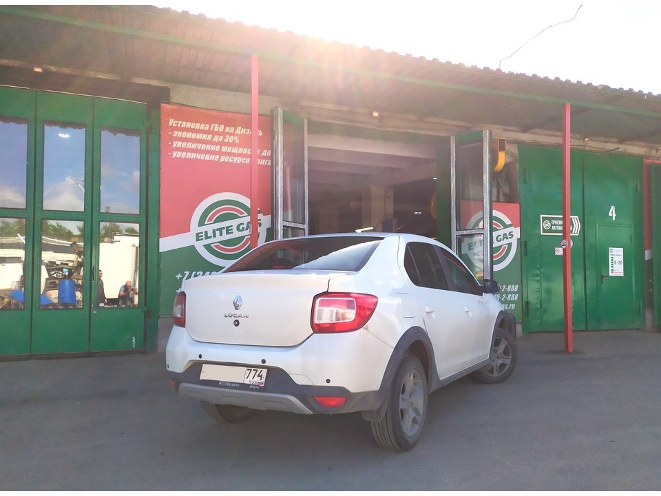 Renault Logan Stepway 2019 г/в вид сзади
