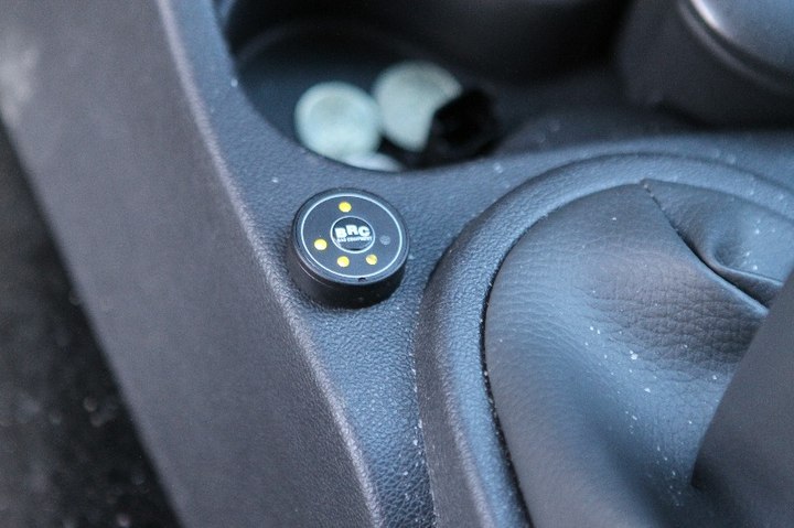Кнопка индикации и переключения режимов работы ГБО BRC Sequent, Renault Logan 1.4 MT