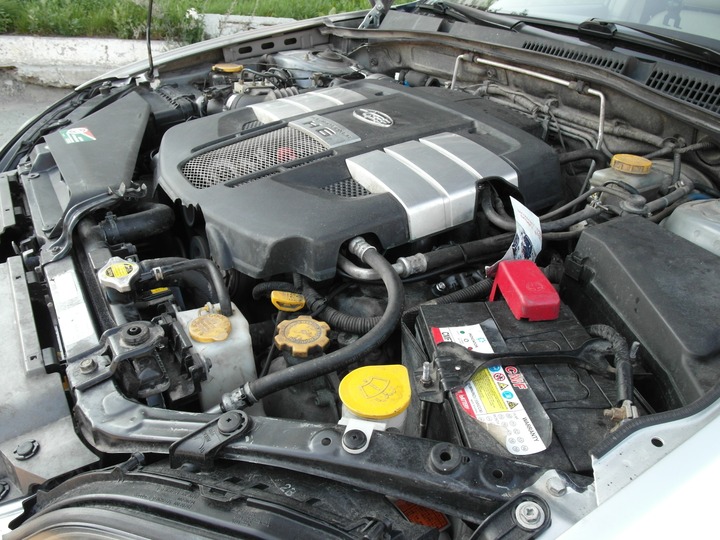 Подкапотная компоновка, двигатель EZ30, ГБО AEB, Subaru Outback (BP)