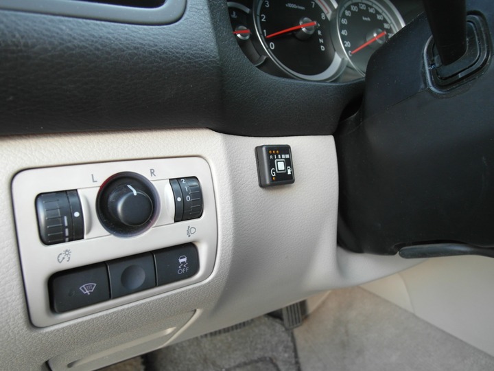 Кнопка переключения режимов работы ГБО AEB с индикацией уровня газа в баллоне, Subaru Outback