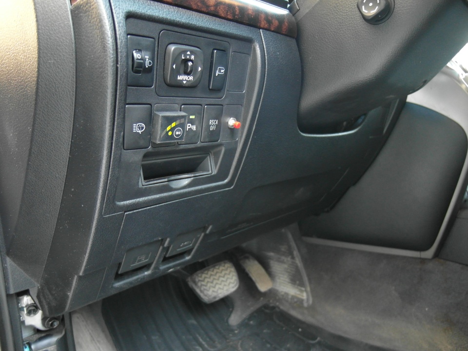 Кнопка управления режимами работы ГБО STAG с индикацией уровня газа, Toyota Land Cruiser 200