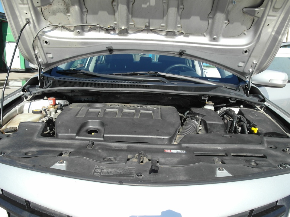 Подкапотная компоновка, двигатель 1ZR-FE 1.6 л, ГБО BRC, Toyota Corolla E150
